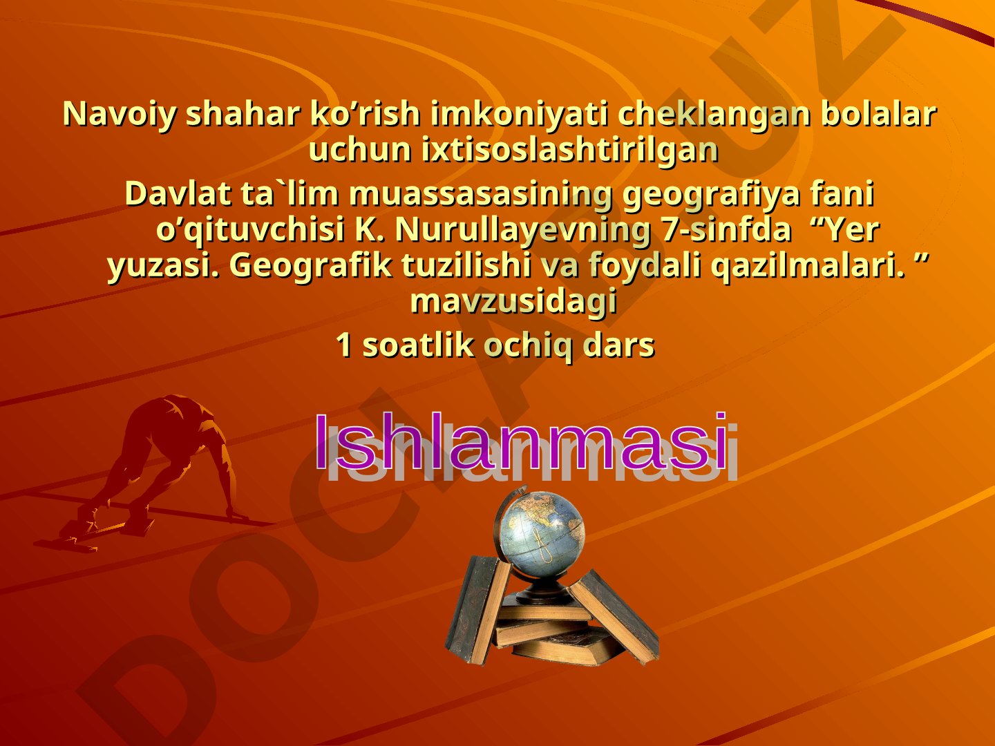 Yer yuzasi. Geografik tuzilishi va foydali qazilmalari