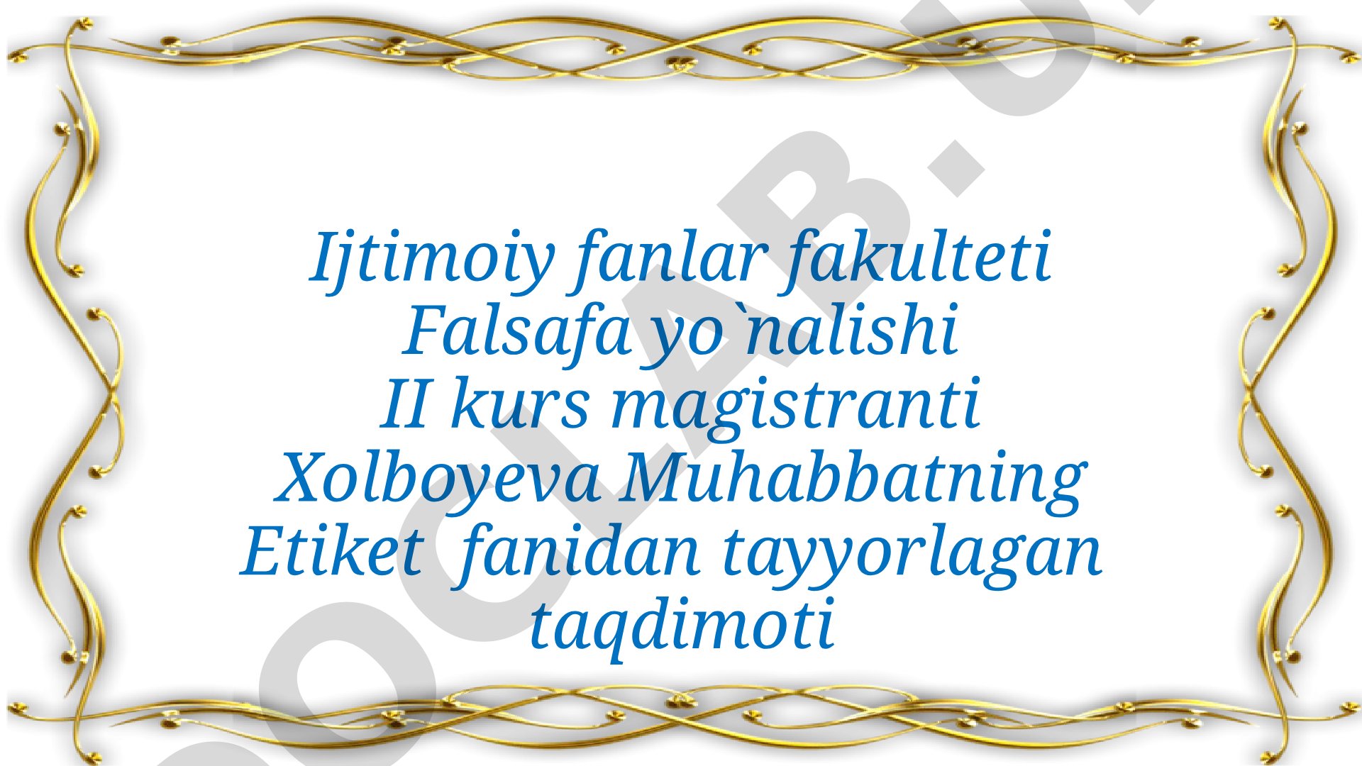 Xalqaro biznes etiket