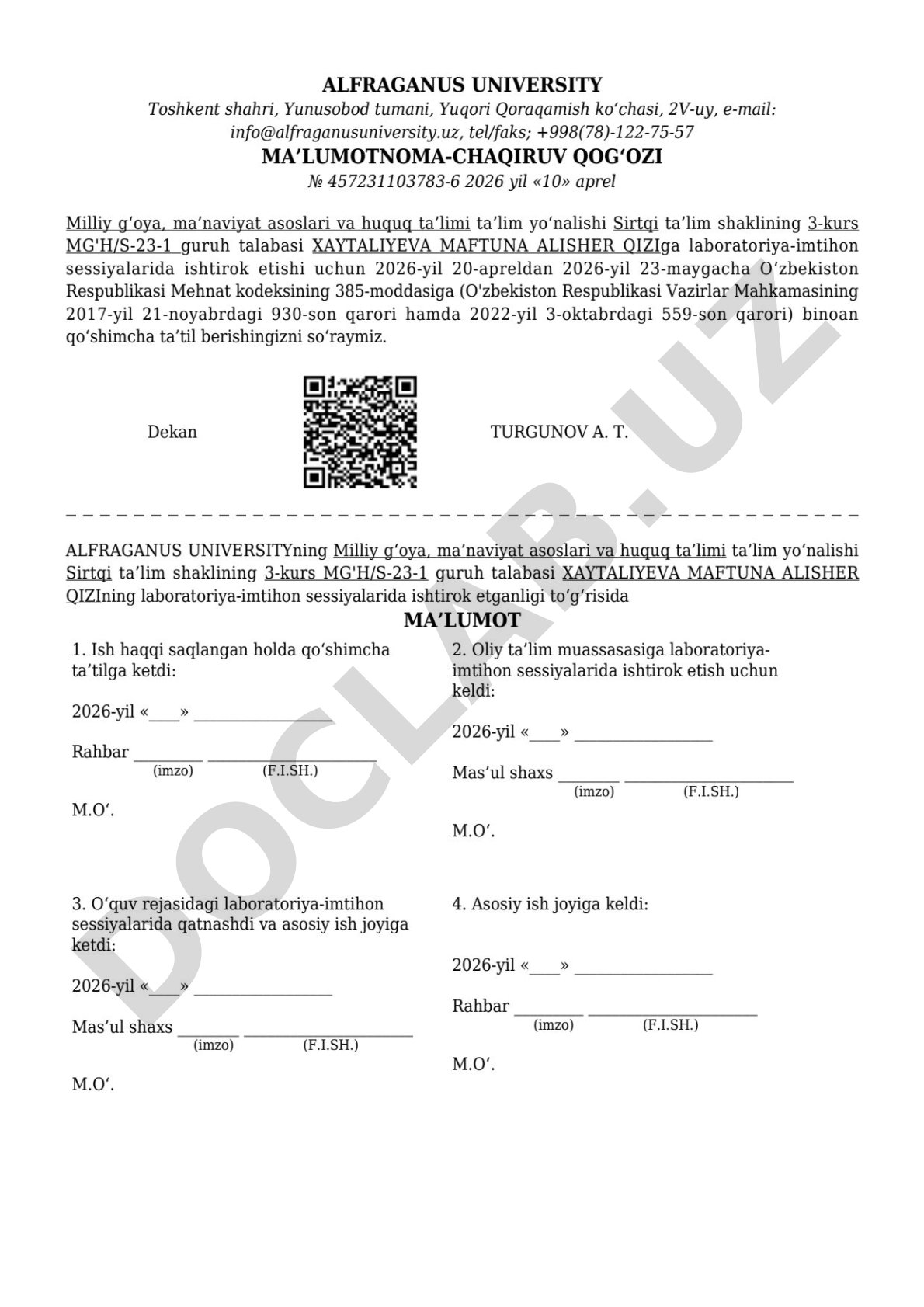 Metadata yaratish bo'yicha to'liq qo'llanma