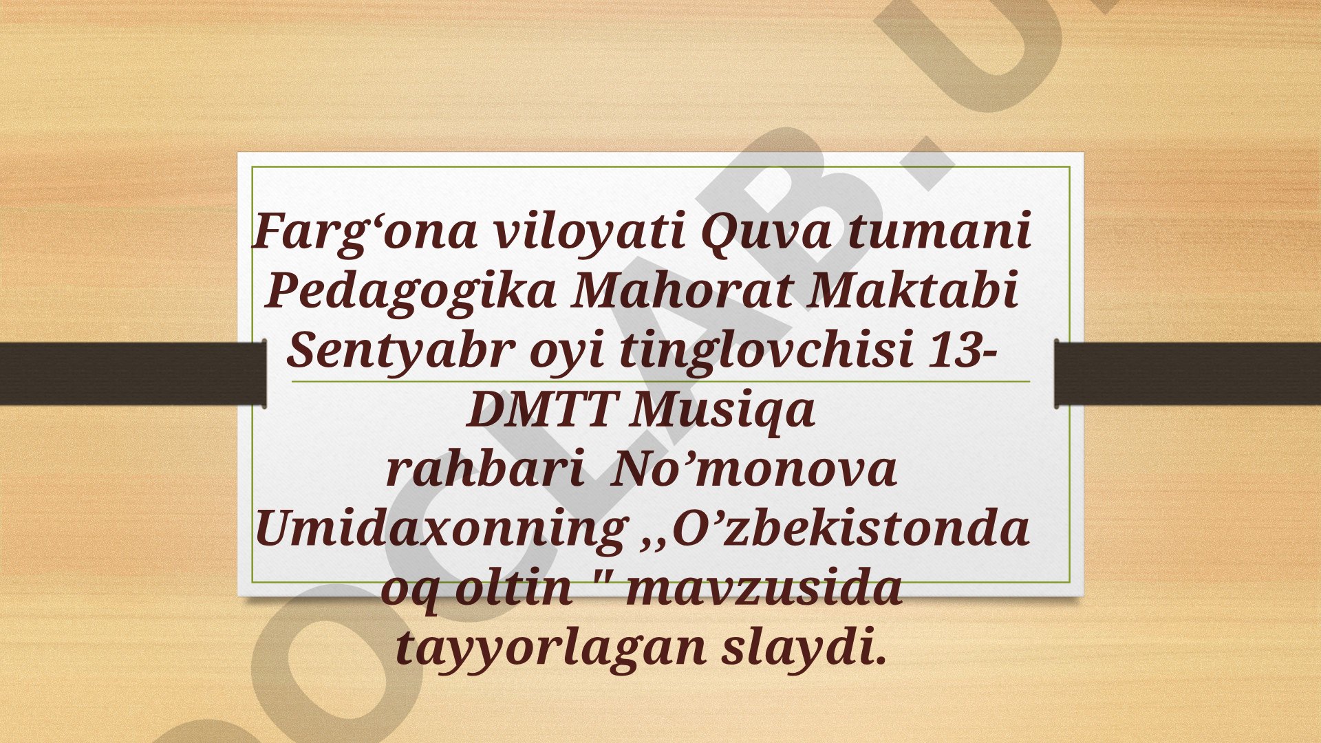 O'zbekistonda oq oltin