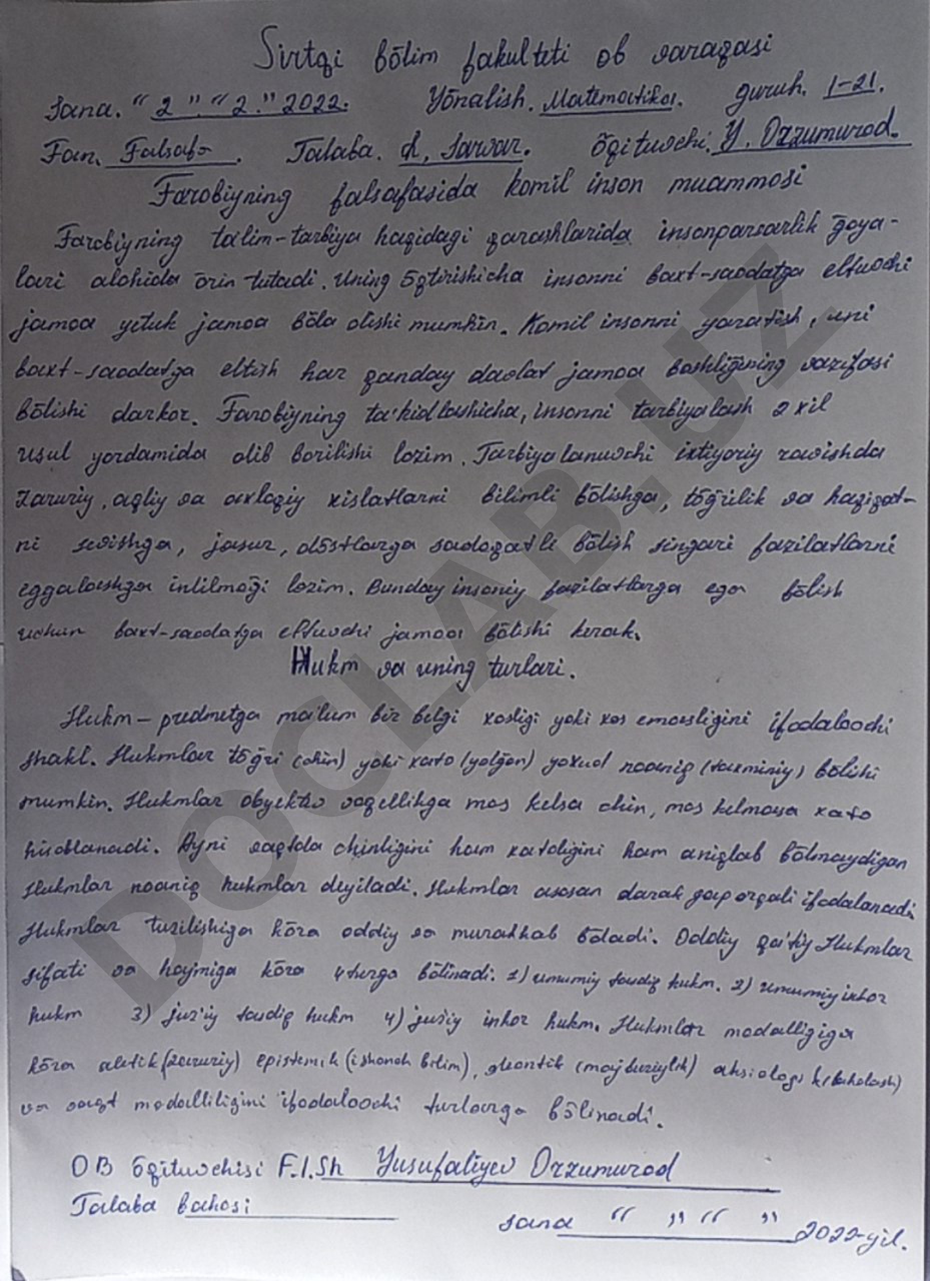 Metadata yaratish qoidalari va kategoriyalar