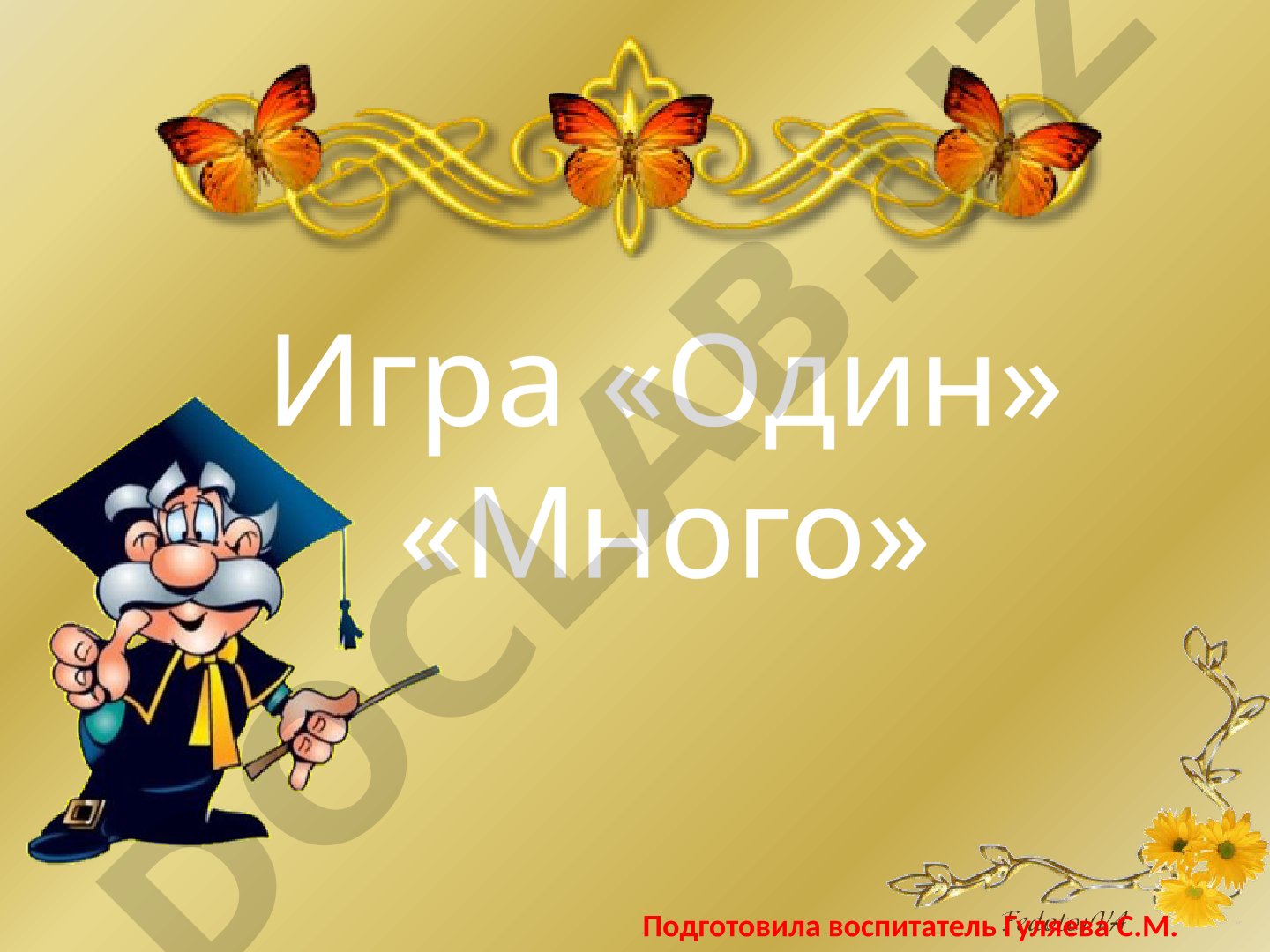 Игра «Один» «Много»