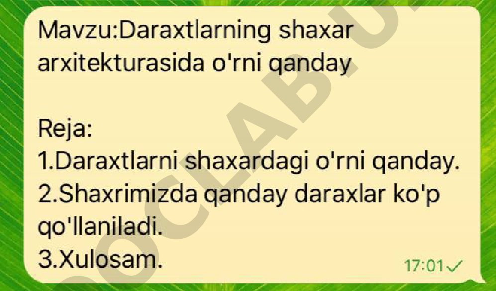 PDF faylning 5 sahifasi bo'sh