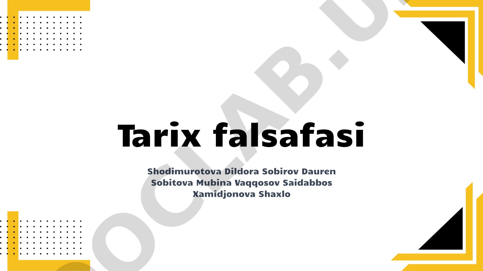 Tarix falsafasi