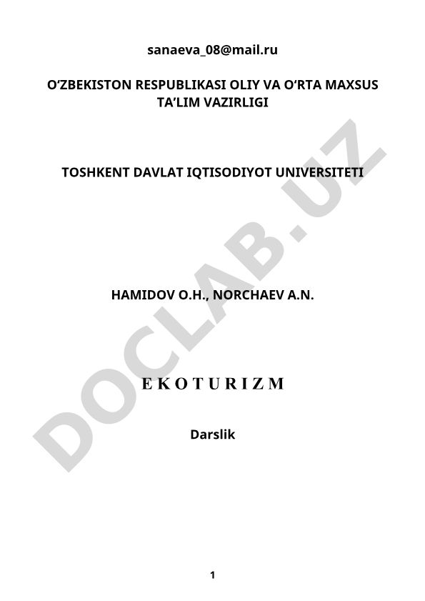 Ekoturizm