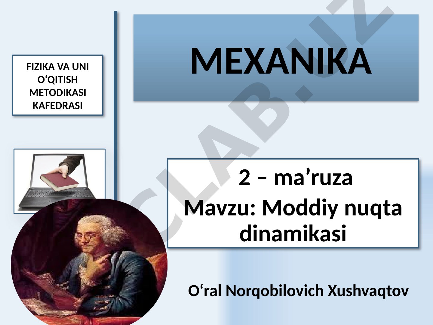 Moddiy nuqta dinamikasi