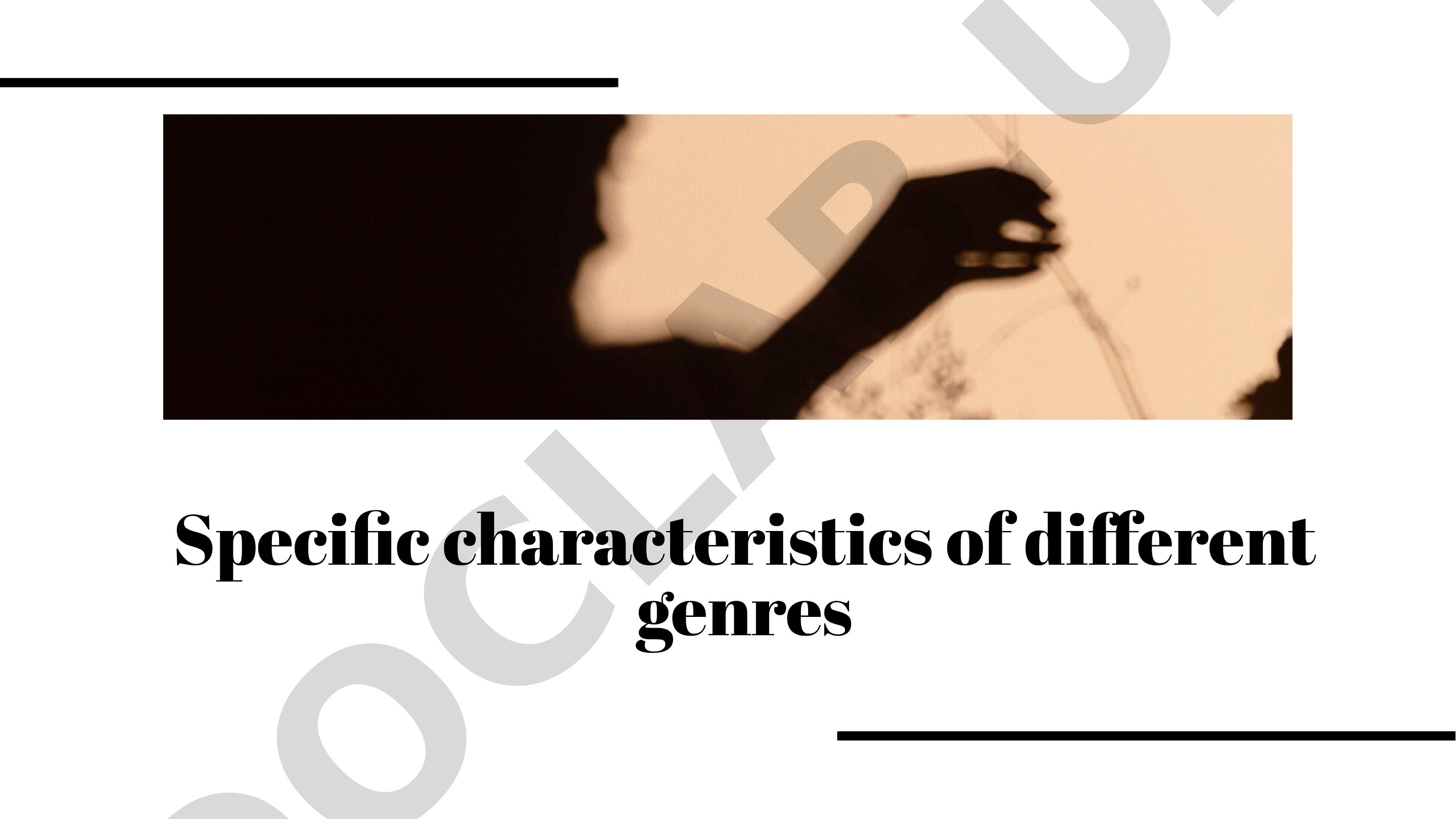 Unveiling Genre-specific Traits: A Comparative Analysis