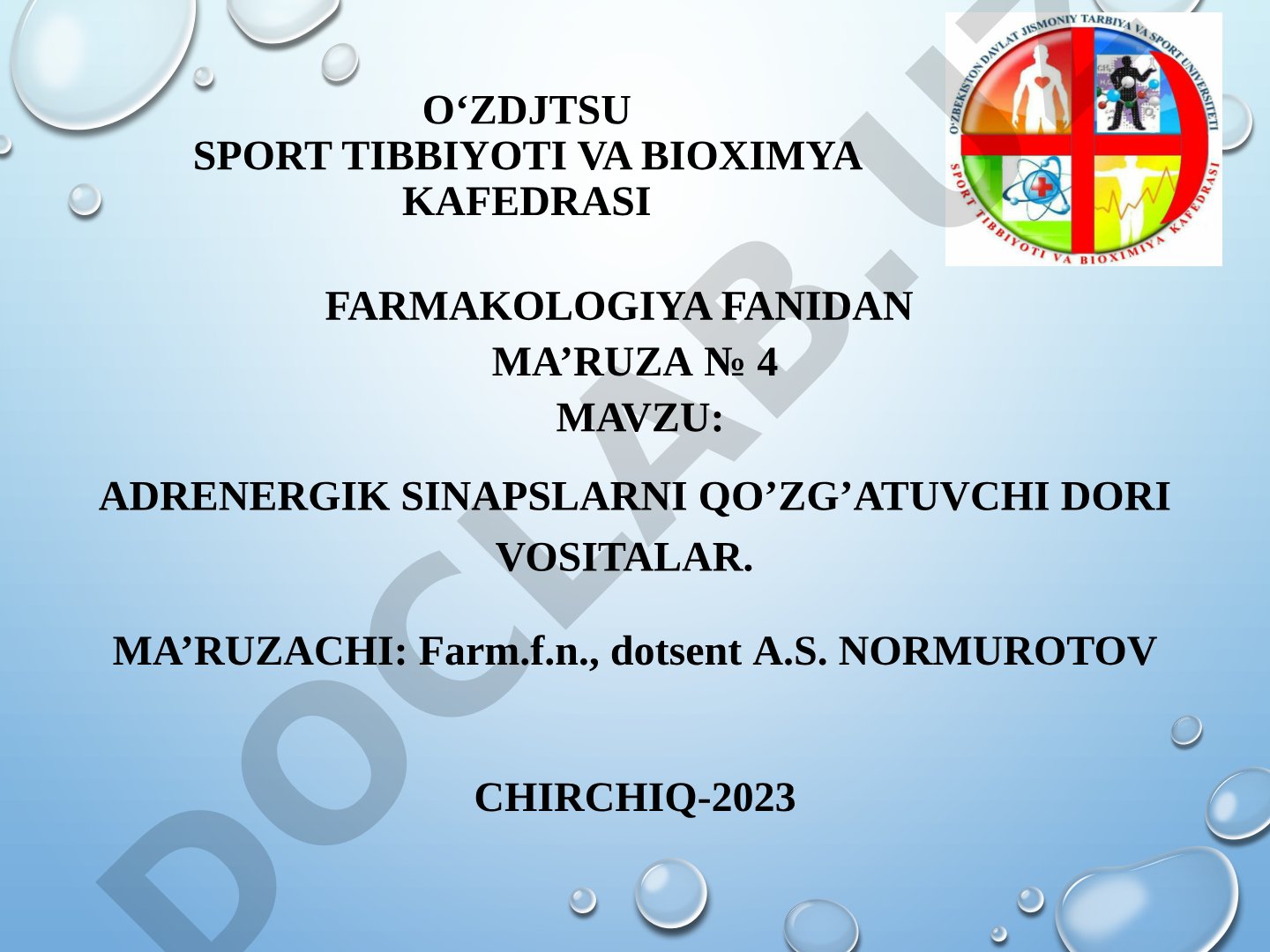 Adrenergik sinapslarni qo'zg'atuvchi dori vositalari