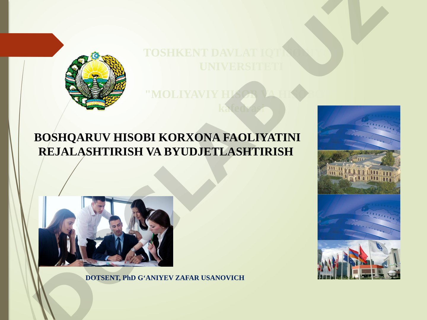 Boshqaruv hisobi korxona faoliyatini rejalashtirish va byudjetlashtirish
