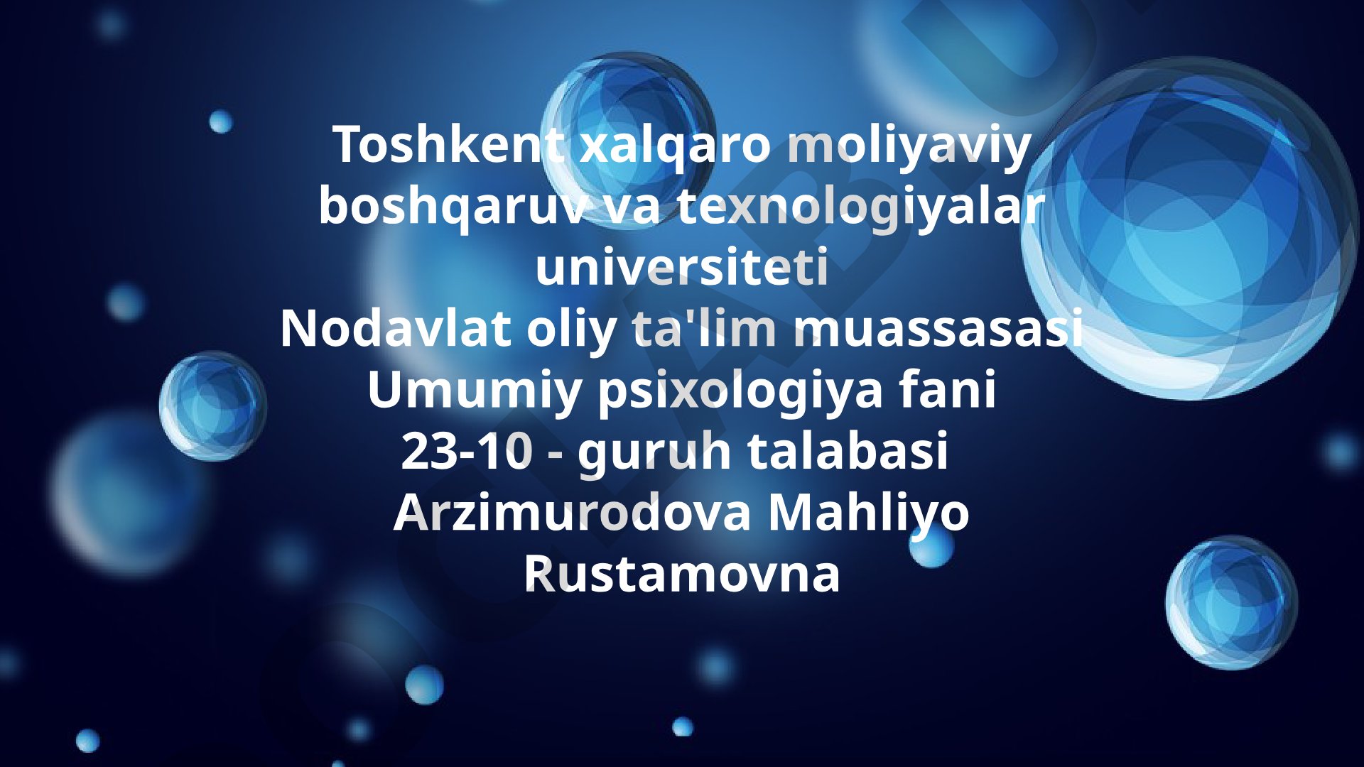 Motivatsiya haqida umumiy tushuncha