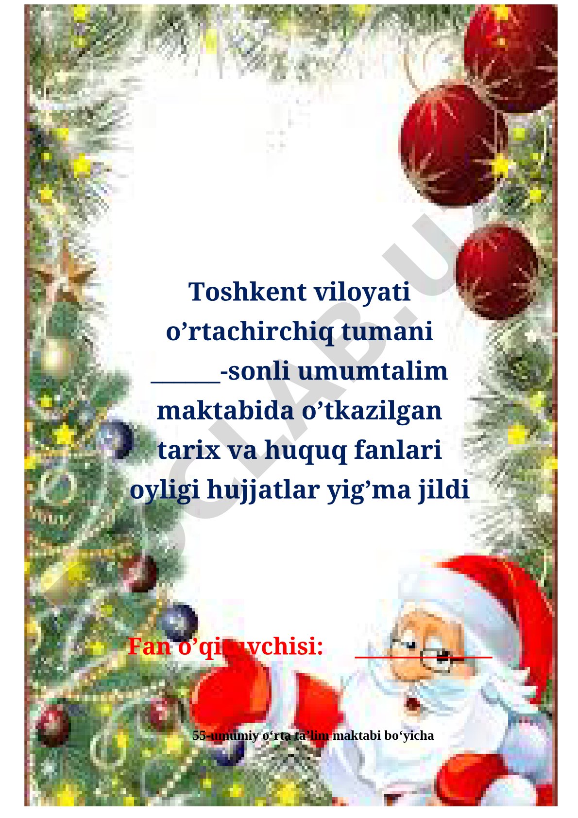 Tarix va huquq fanlari oyligini o'tkazish to'g'risida
