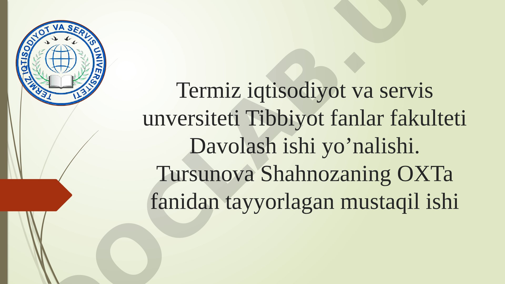 Mediastinitlar jarrohligining zamonaviy usullari