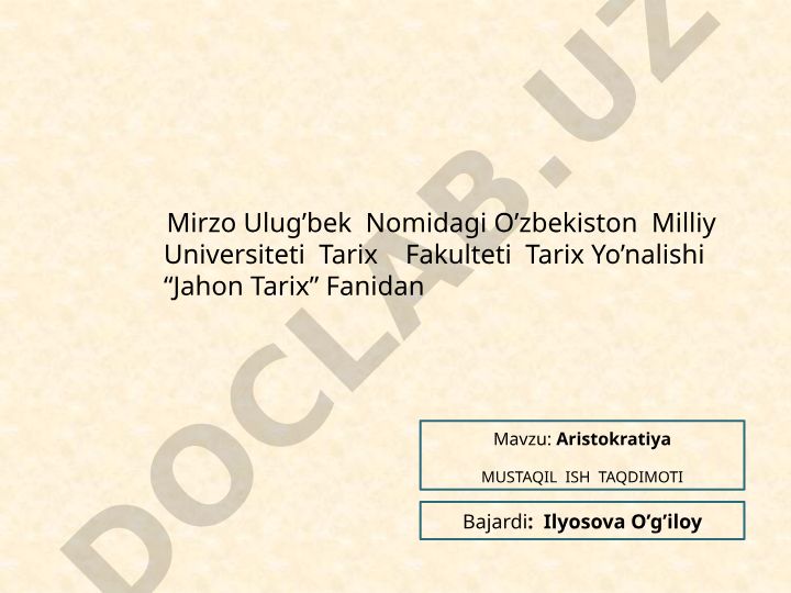 Aristokratiyaning kundalik hayoti, bo'sh vaqti va gastronomik afzaliklari