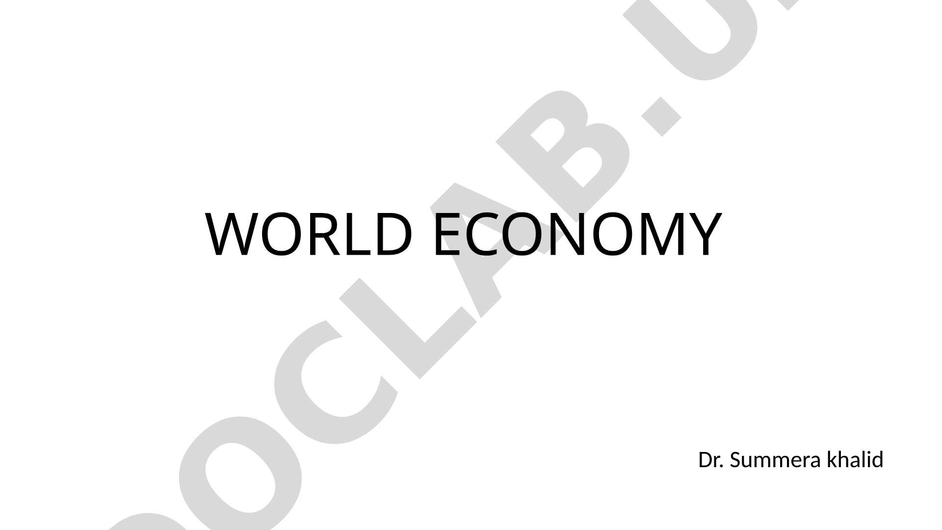 Economy of Newly Industrialized Countries