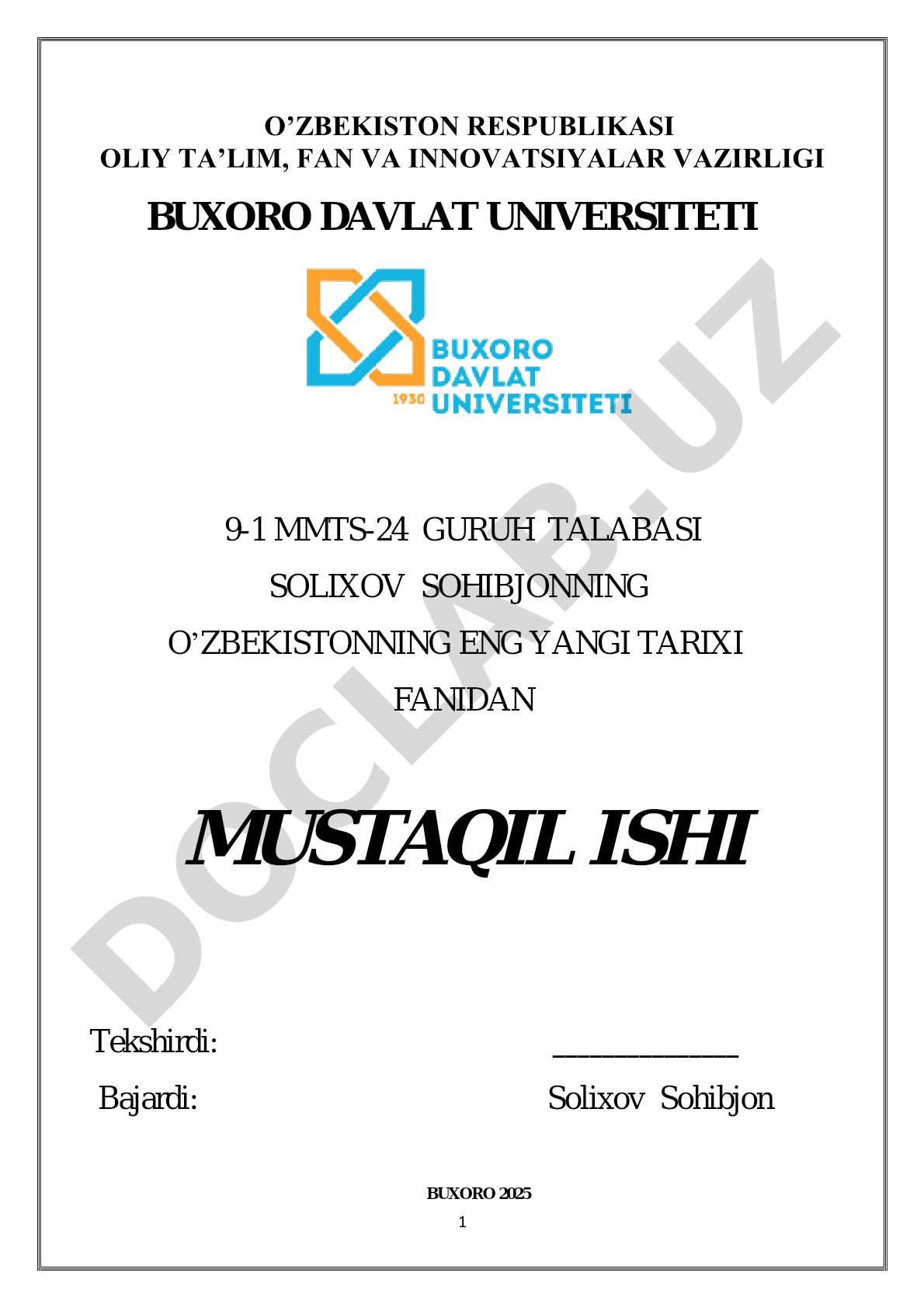 Buyuk allomalarning jahon sivilizatsiyasiga qo'shgan hissasi