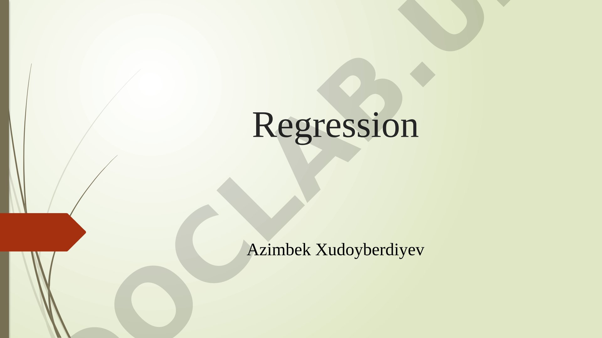 Regression analiz nima, maqsadi, chiziqli va logistik regressiya haqida