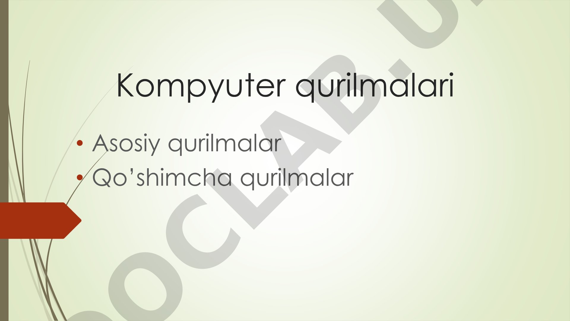 Kompyuter qurilmalari: asosiy va qo'shimcha qurilmalar