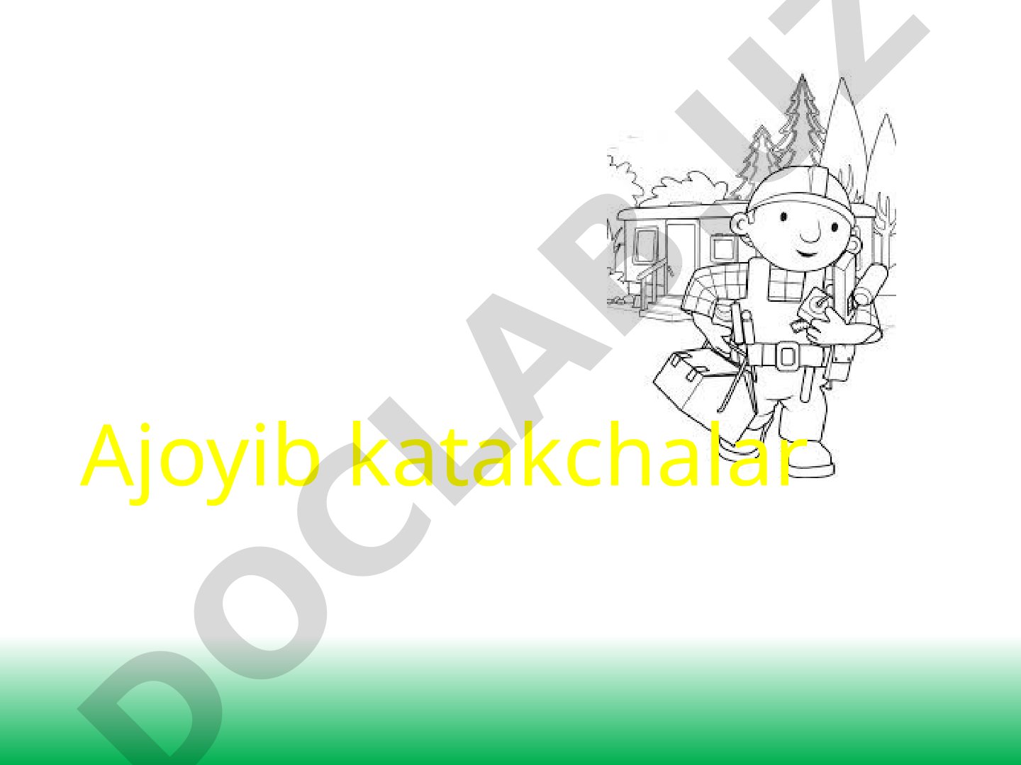 Kataklarda shakllarni kesishga oid masalalar