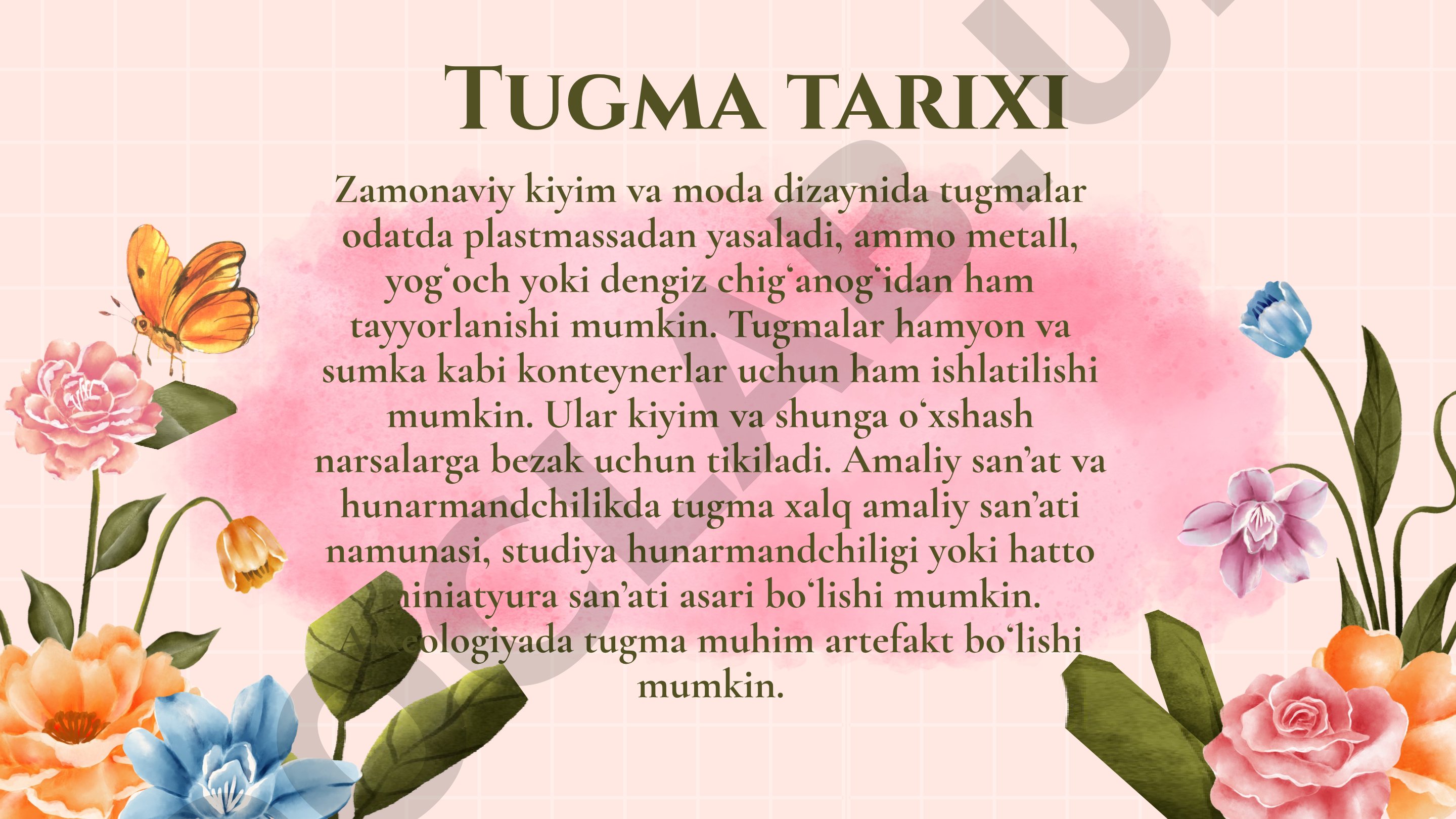Tugma tarixi