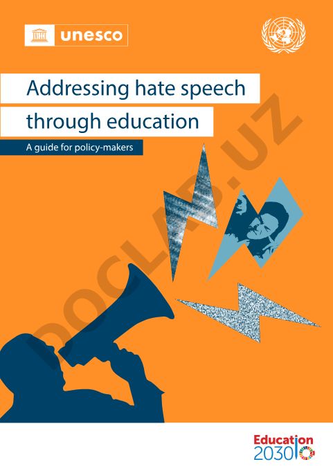 Addressing hate speech through education