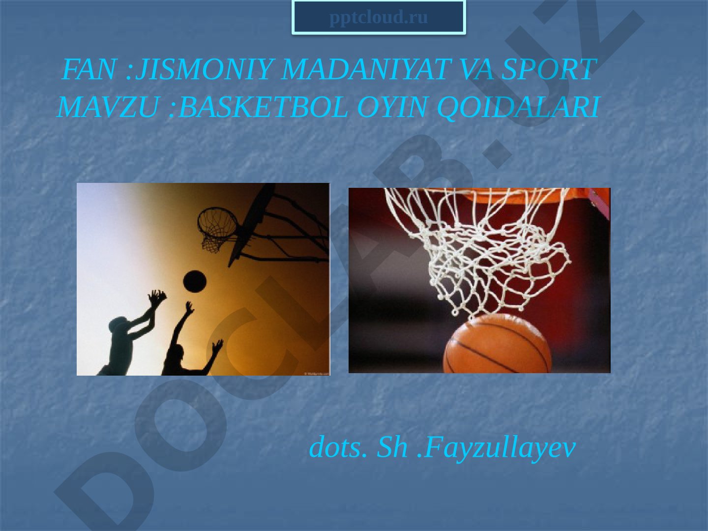 BASKETBOL OYIN QOIDALARI