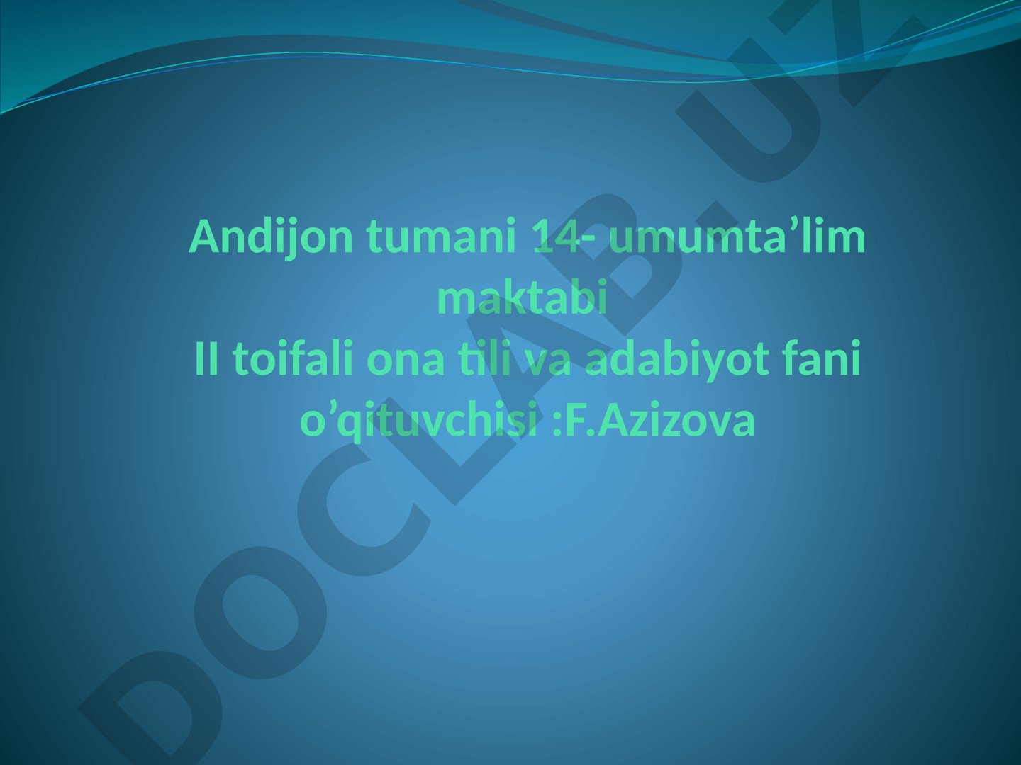 Abdulla Qodiriy hayoti va ijodi