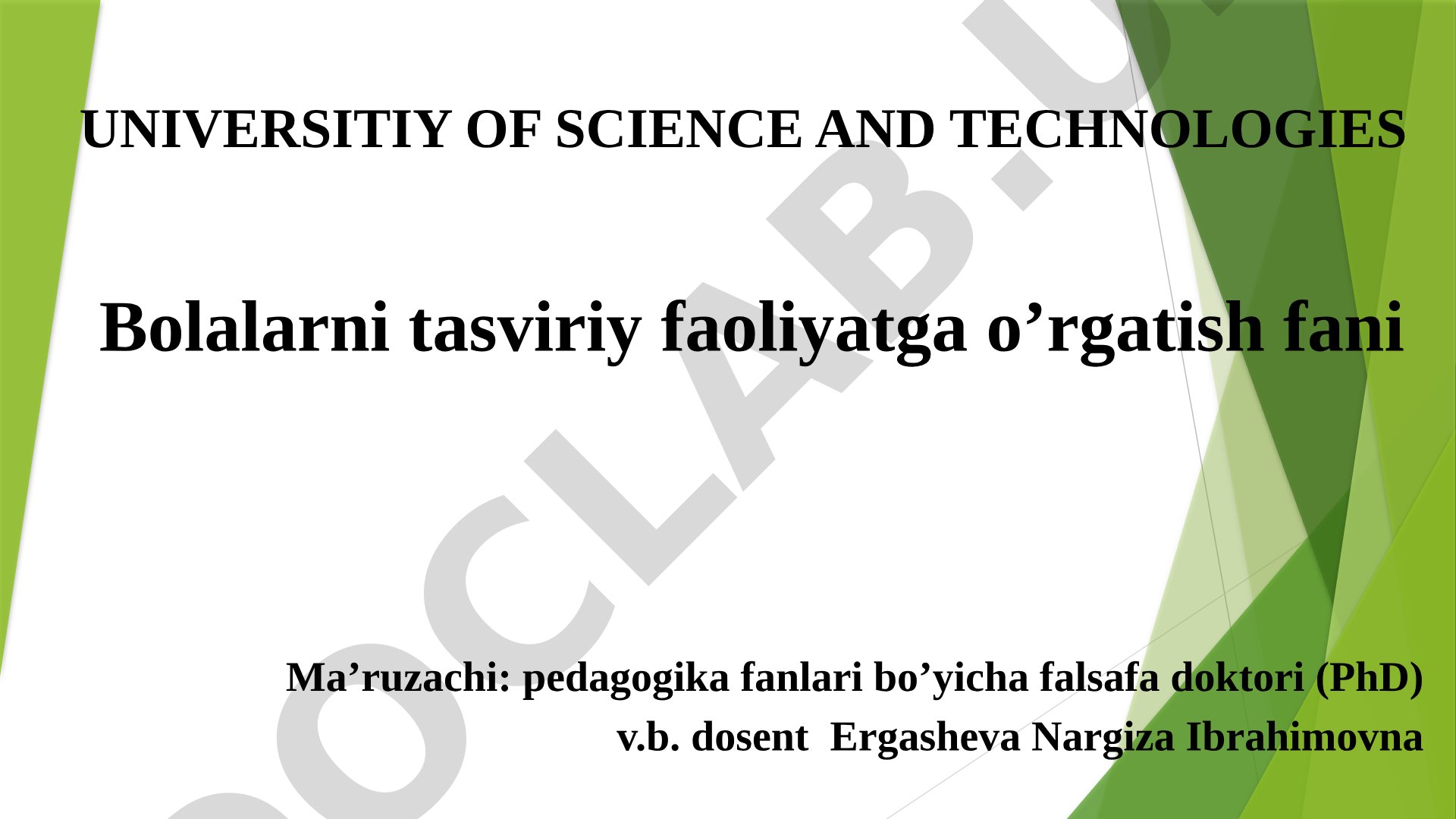 Tasviriy faoliyatga o'rgatishning metod va usullari
