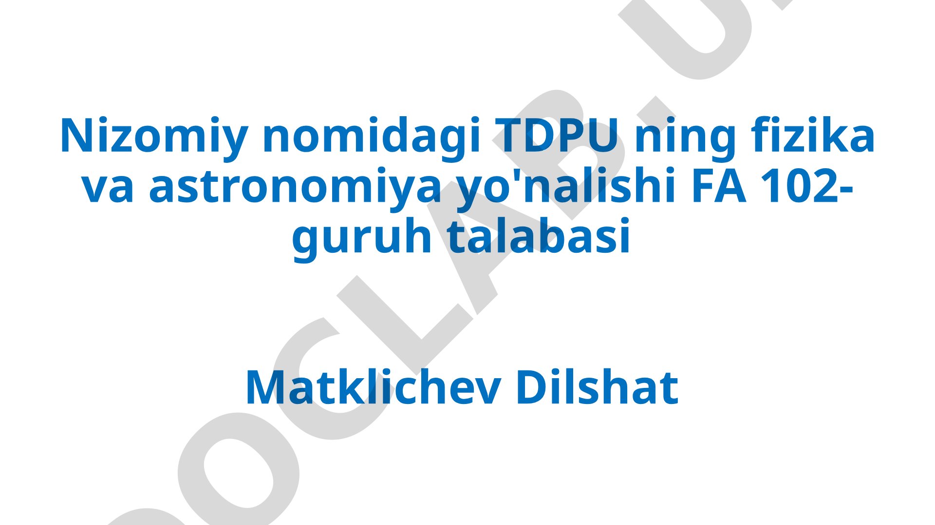 Madaniyatning inson va jamiyat hayotida tutgan o‘rni
