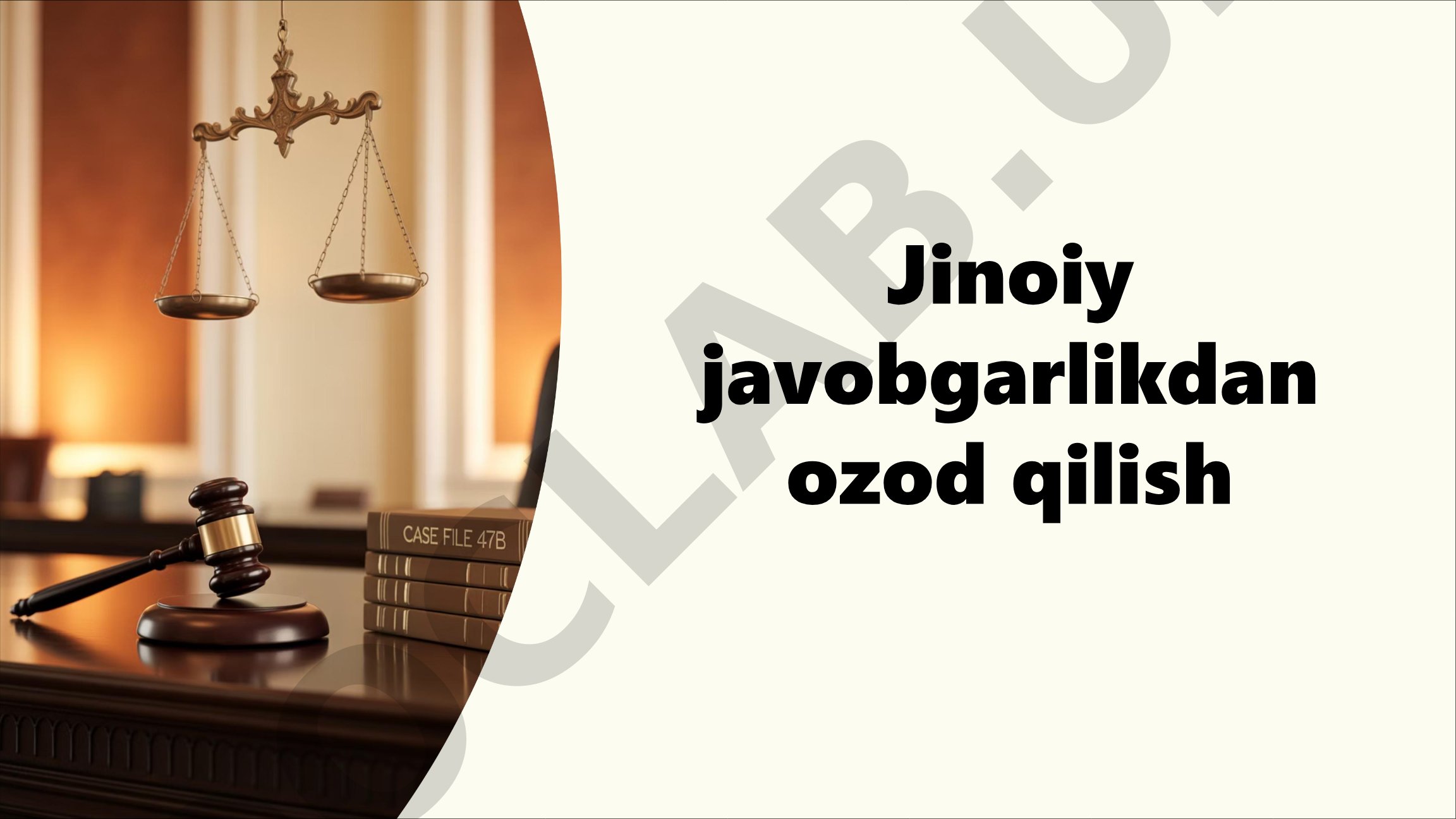 Jinoiy javobgarlikdan ozod qilish muddatlari