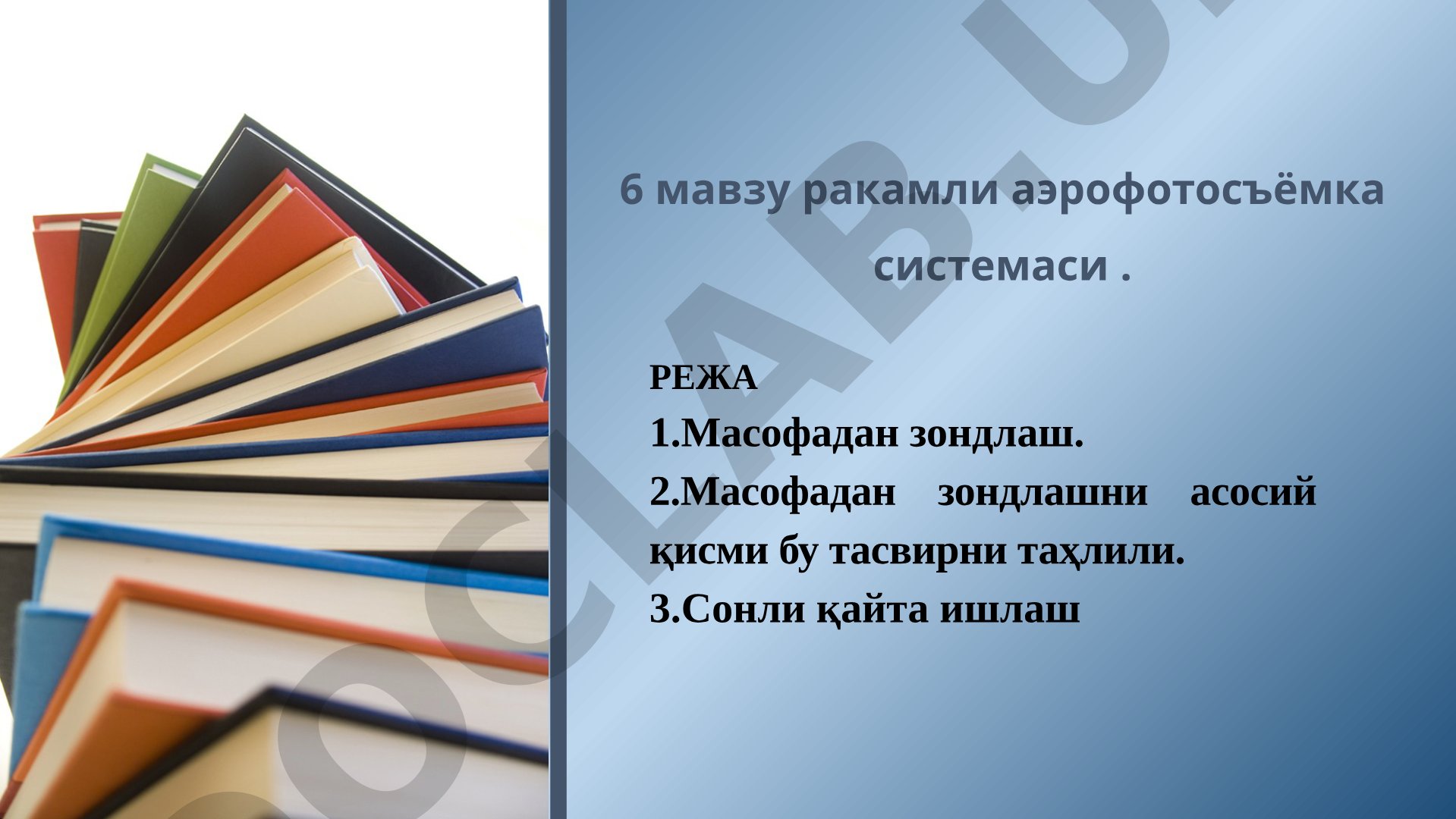 Ракамли аэрофотосъёмка системаси