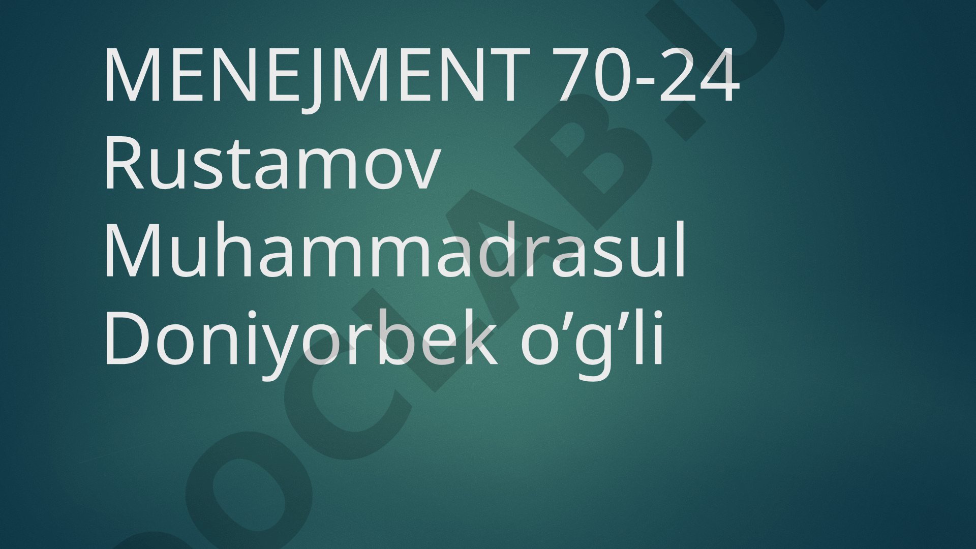 Misr Arab Respublikasi Iqtisodiyoti