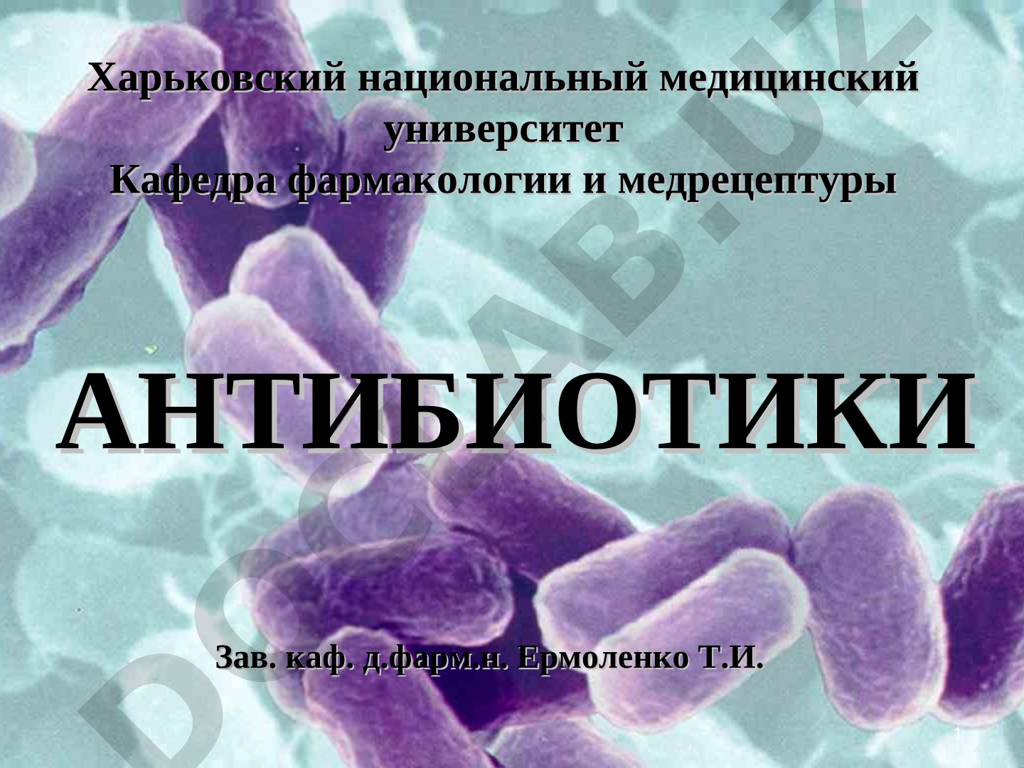 История открытия антибиотиков, их значение и применение
