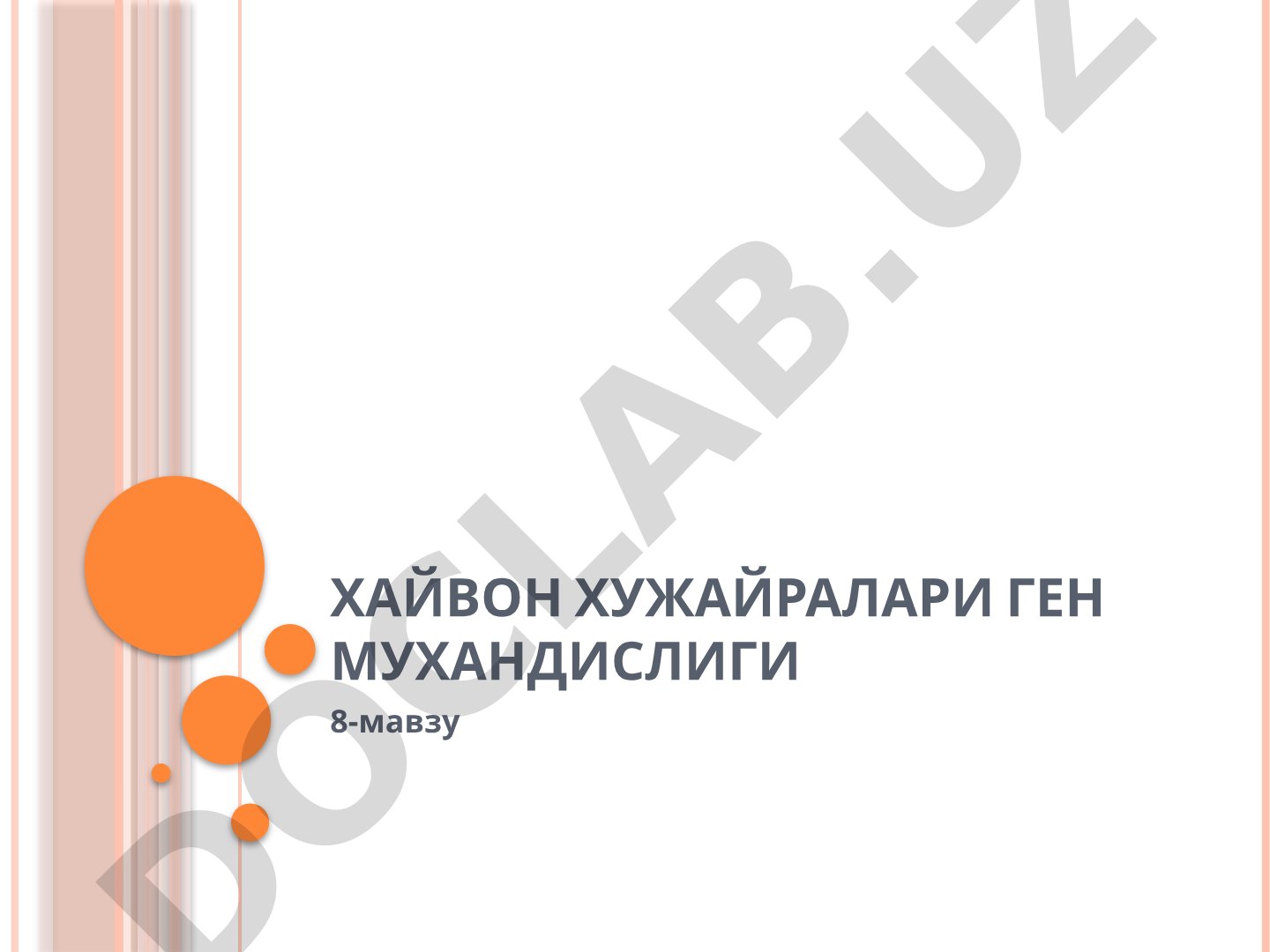 Хайвонлар ген мухандислиги