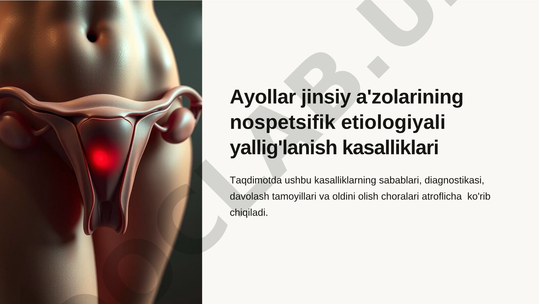Ayollar jinsiy a'zolarining nospetsifik etiologiyali yallig'lanish kasalliklari