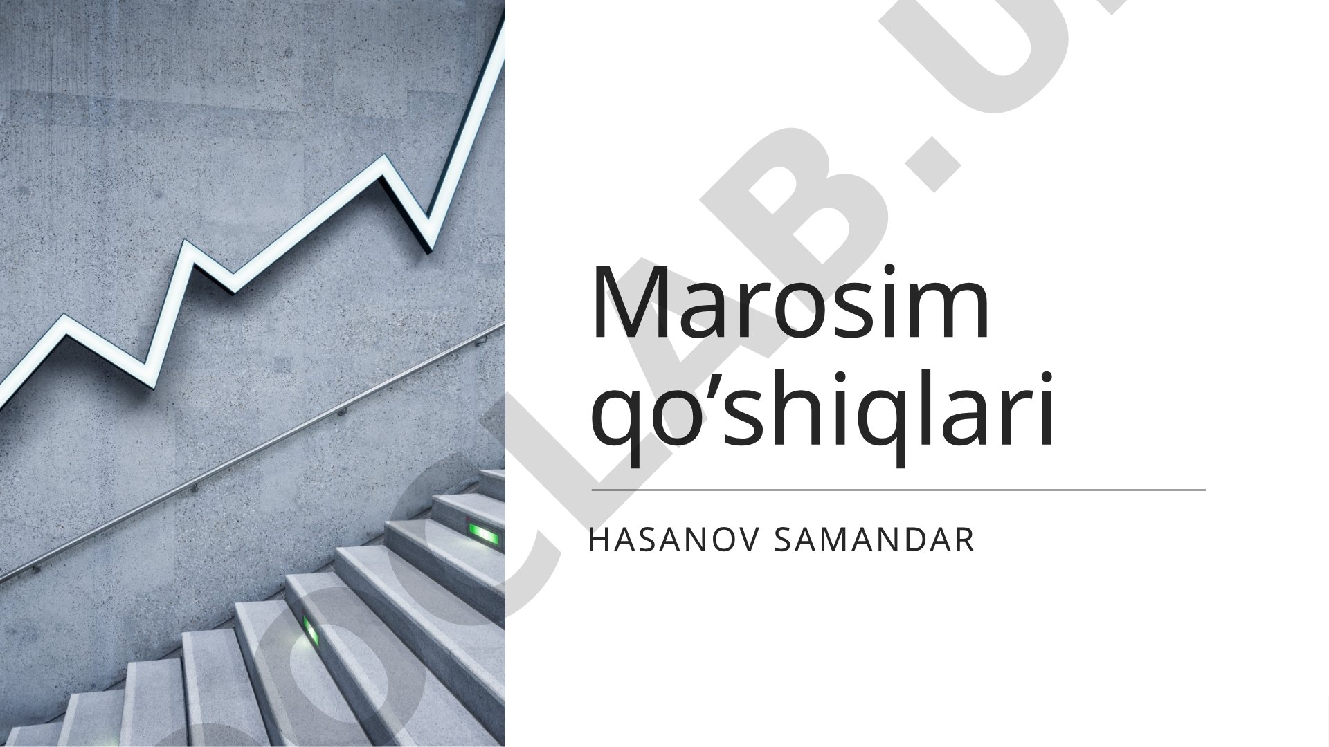 Marosim qo’shiqlari