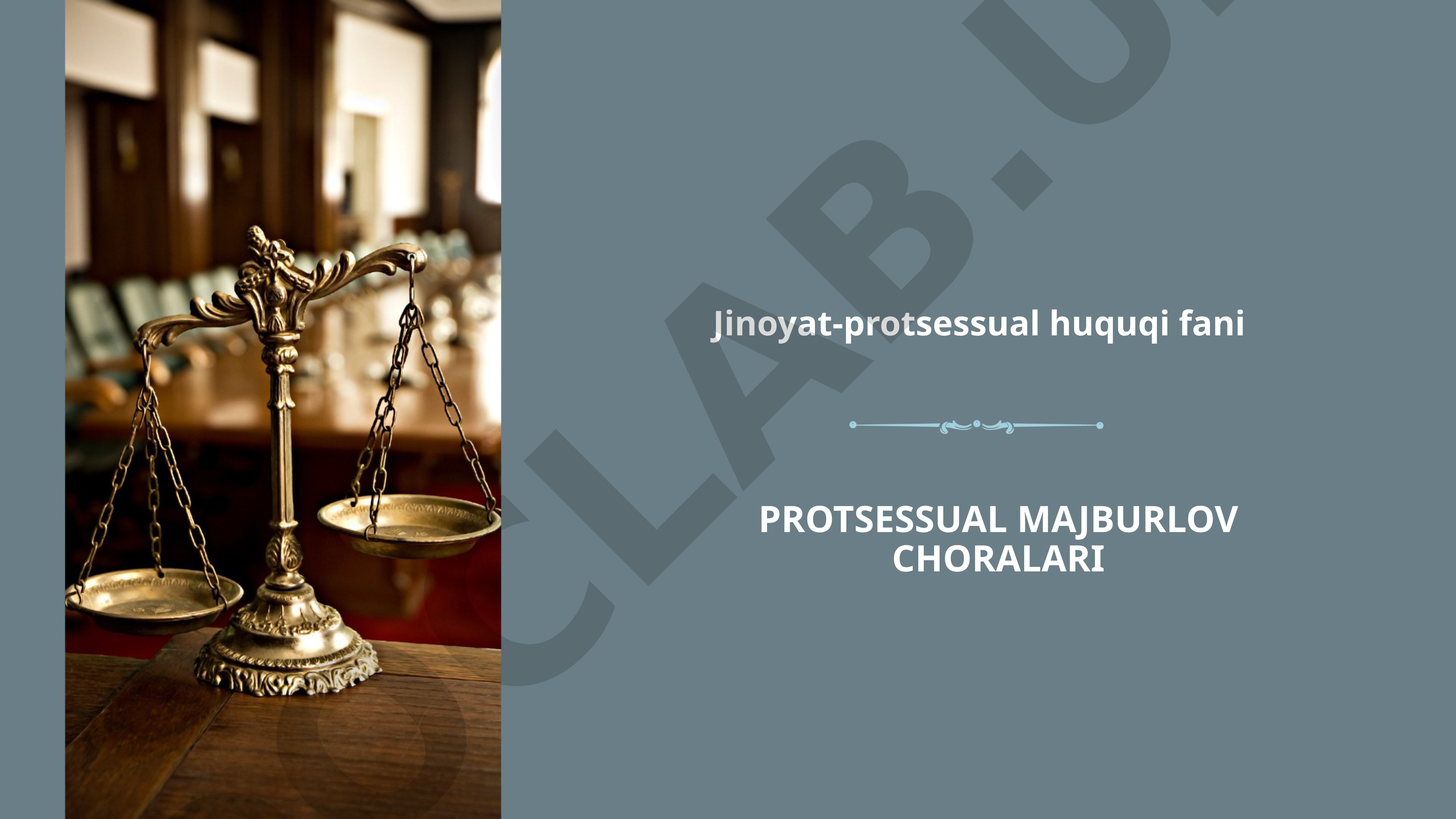 Protsessual majburlov choralari