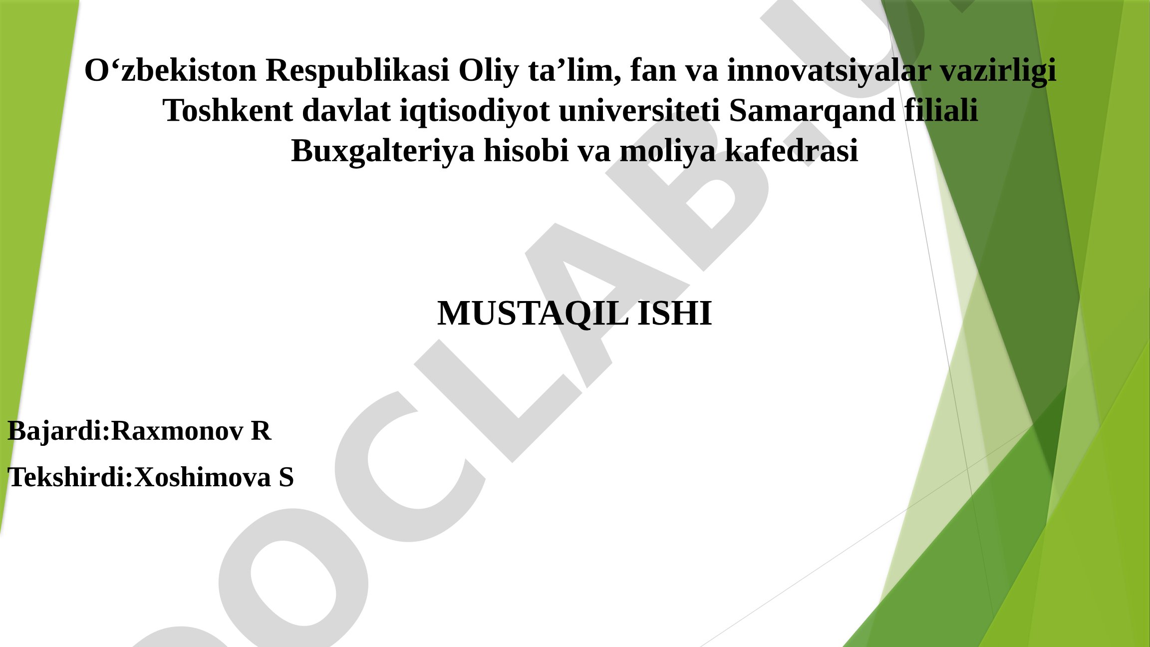 Raqobatlashgan bozorda firma foydasini maksimallashtirish strategiyasi