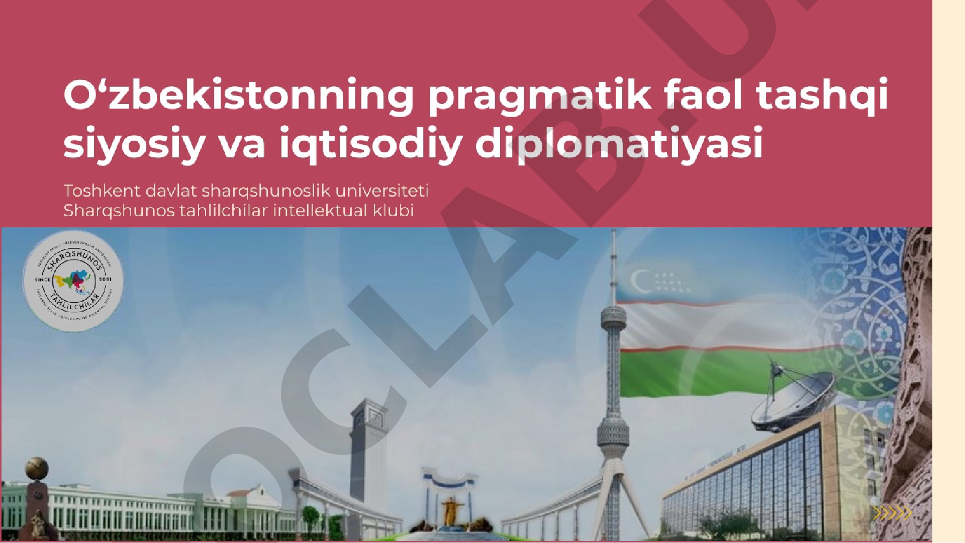 Yangi O'zbekiston taraqqiyot strategiyasi 2022-2026
