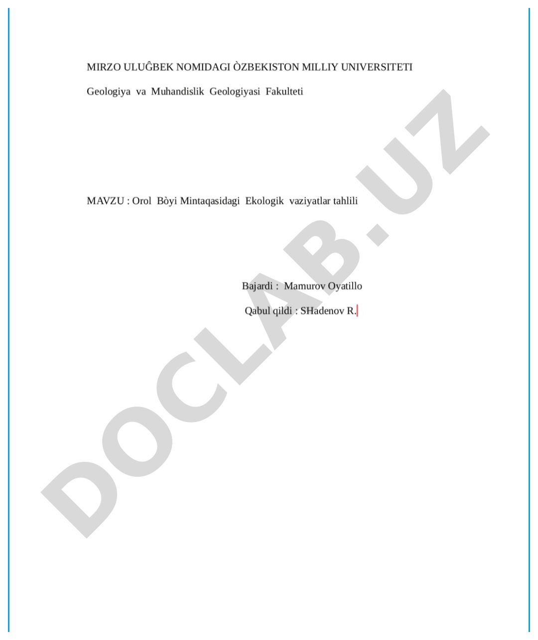 O'zbekiston Respublikasida davlat xizmatchilari uchun malaka oshirish tizimi