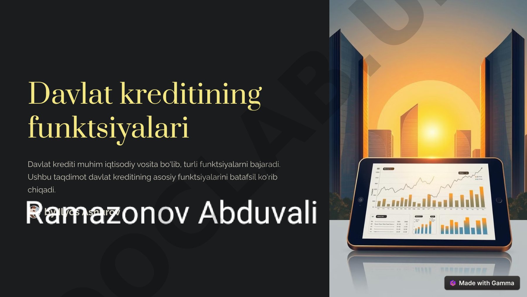 Davlat kreditining asosiy funktsiyalari: iqtisodiy, investitsiya va boshqalar ko'rib