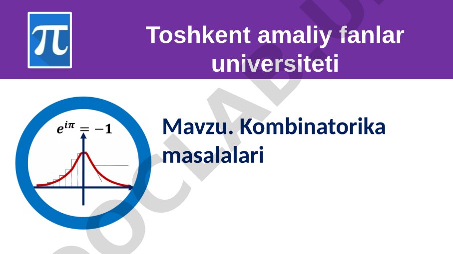 Kombinatorika masalalari