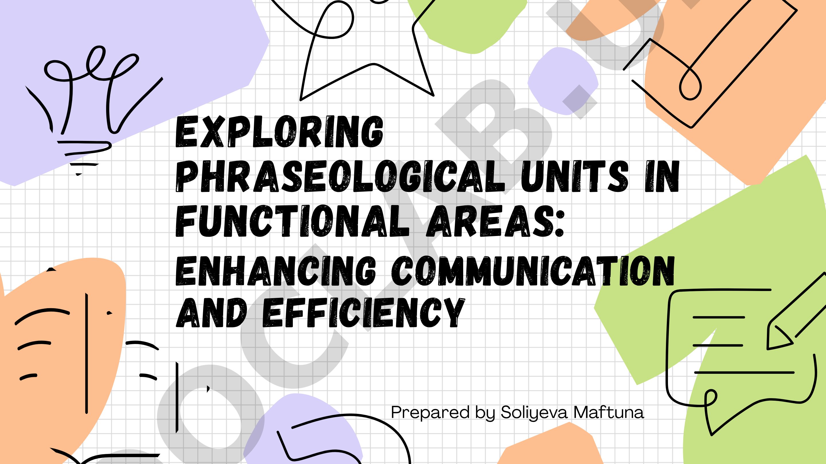 Exploring Phraseological Units in Functional Areas: Enhancing Communication and Efficiency