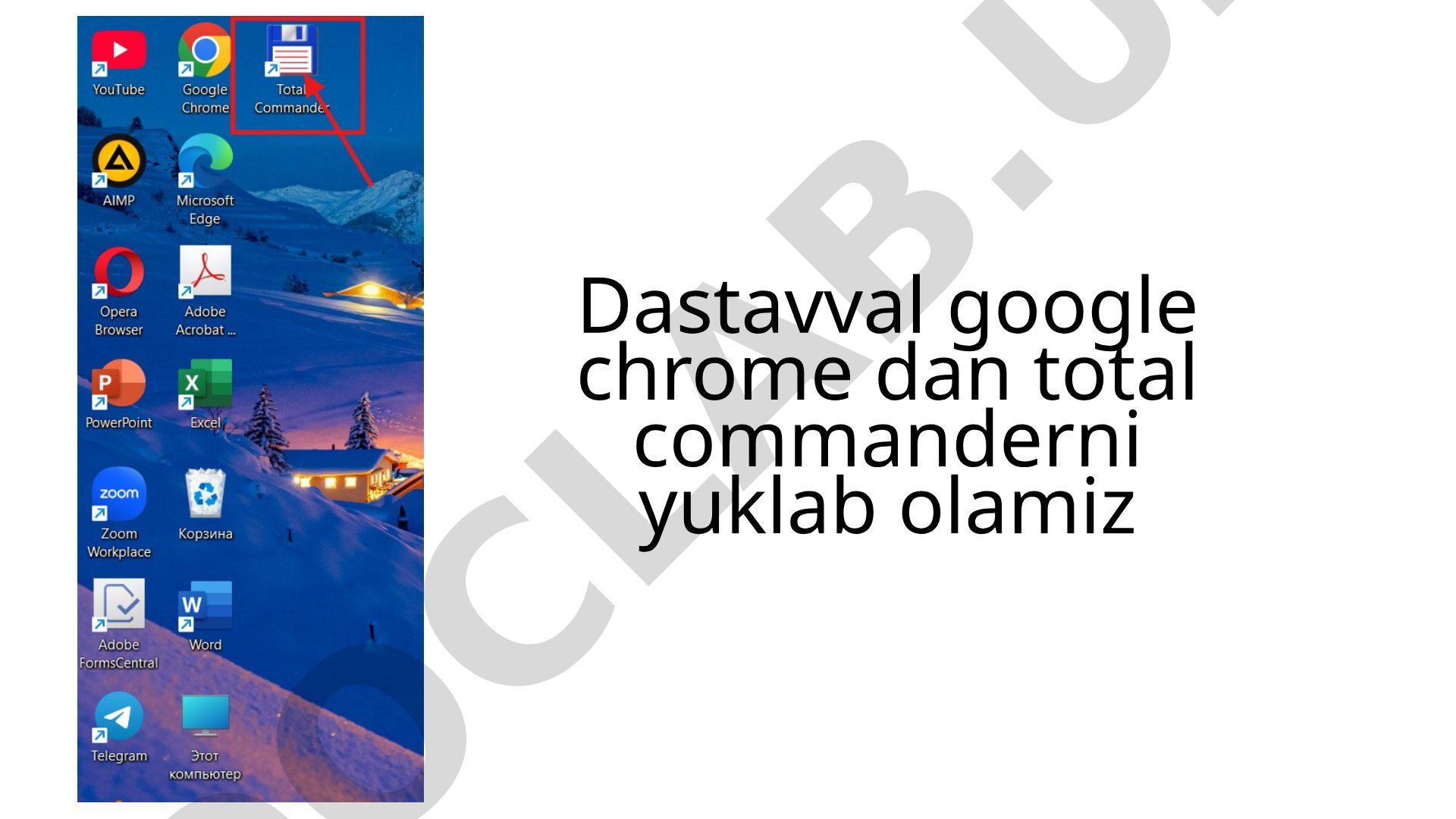 Total Commander bilan ishlash