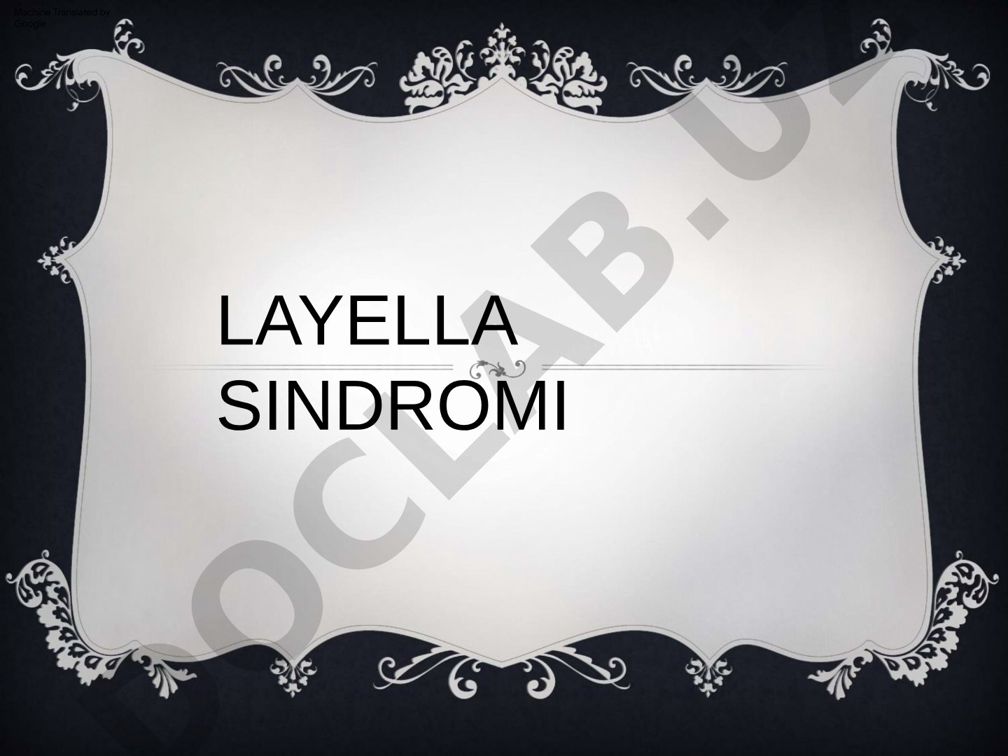 Layella sindromi (toksik epidermal nekroliz)