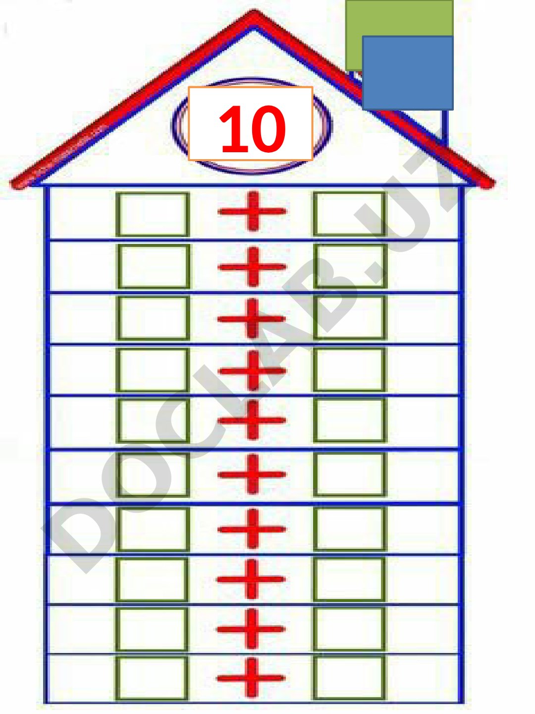 10 dan 100 gacha sonlar