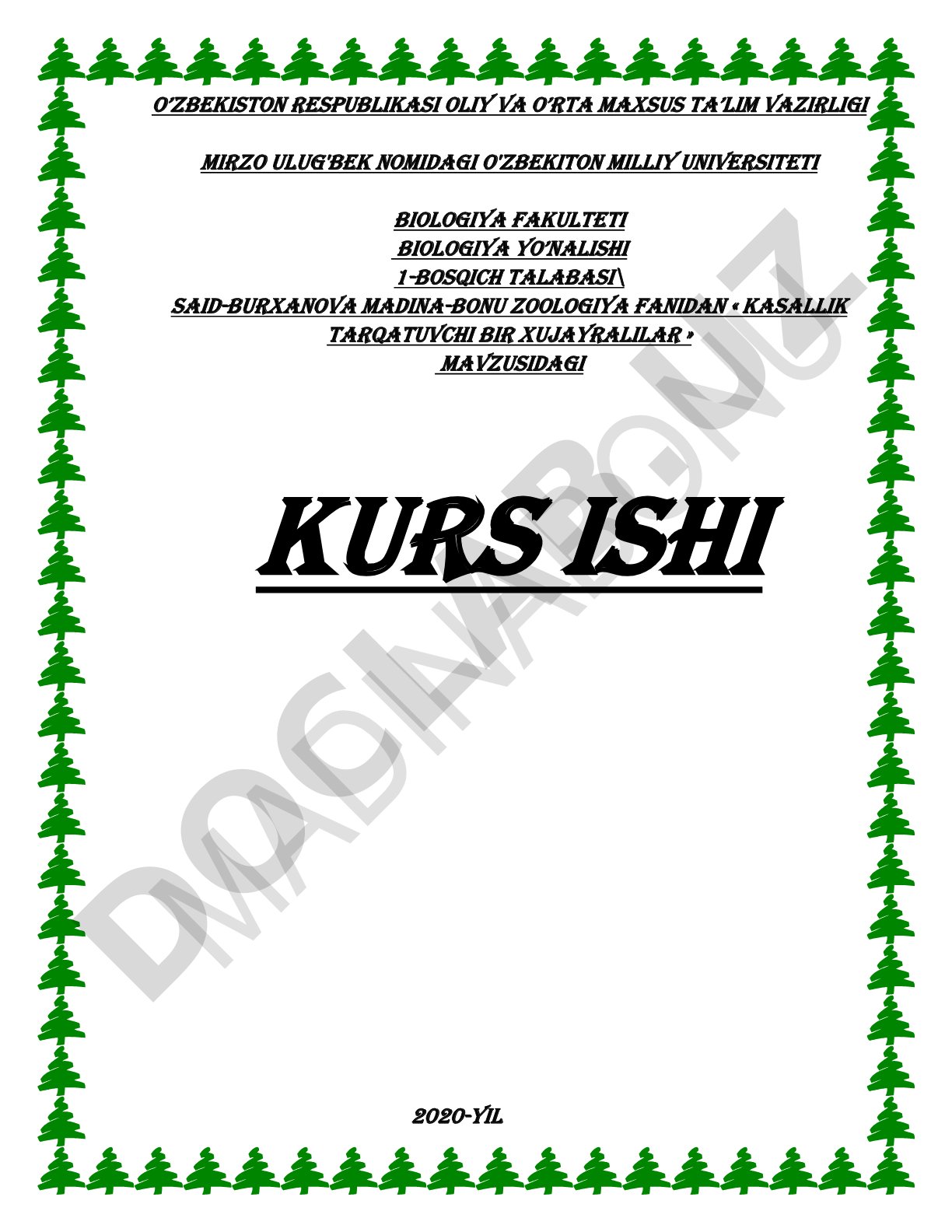Kasallik tarqatuvchi bir xujayralilar