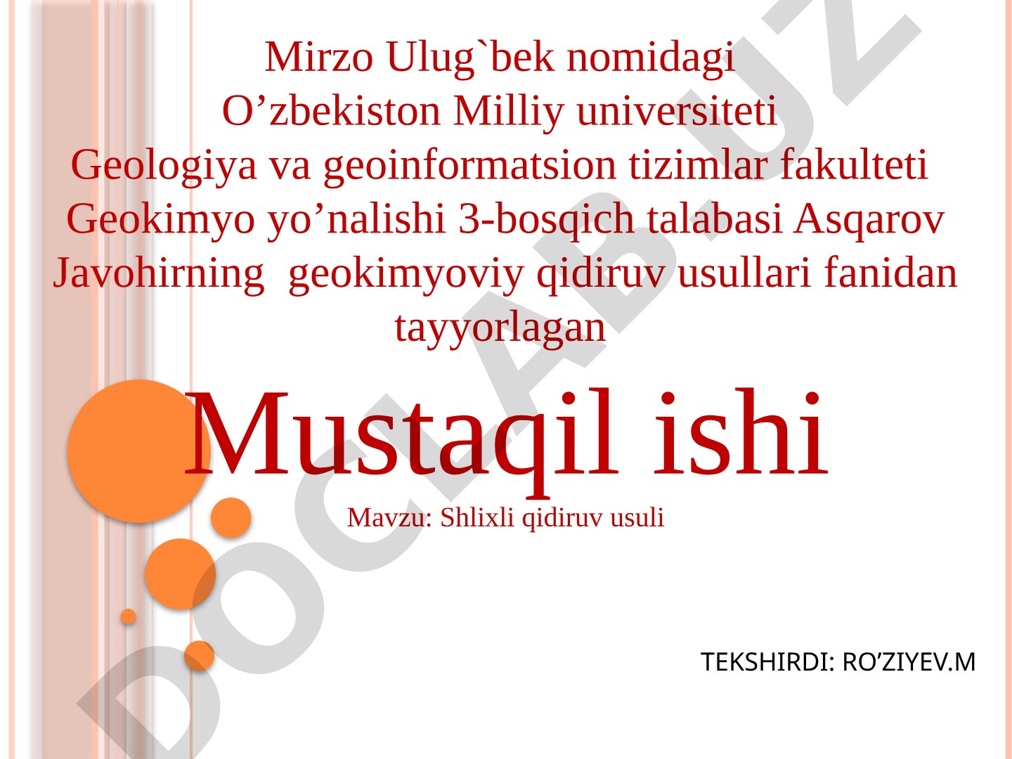 Shlixli qidiruv usuli