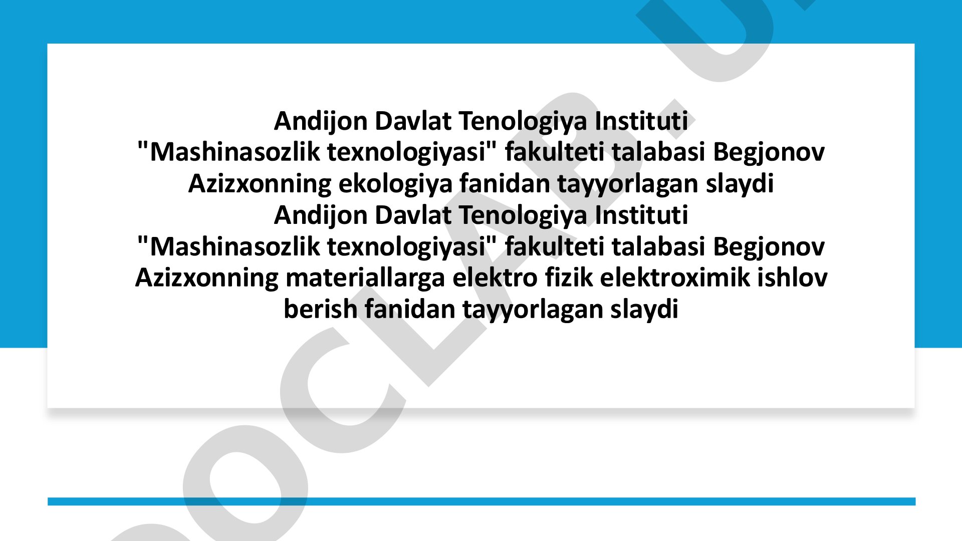 Elektr uchqunli va elektr impulsli ishlov berish usullari