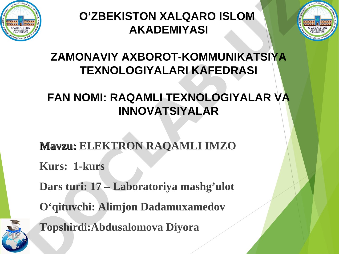 Elektron raqamli imzo