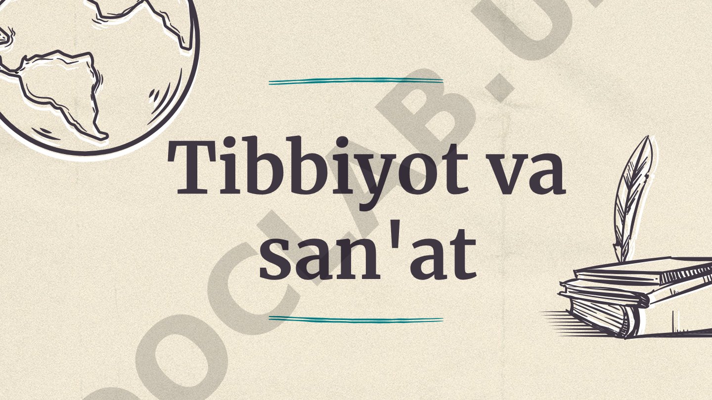 Tibbiyot va san'at